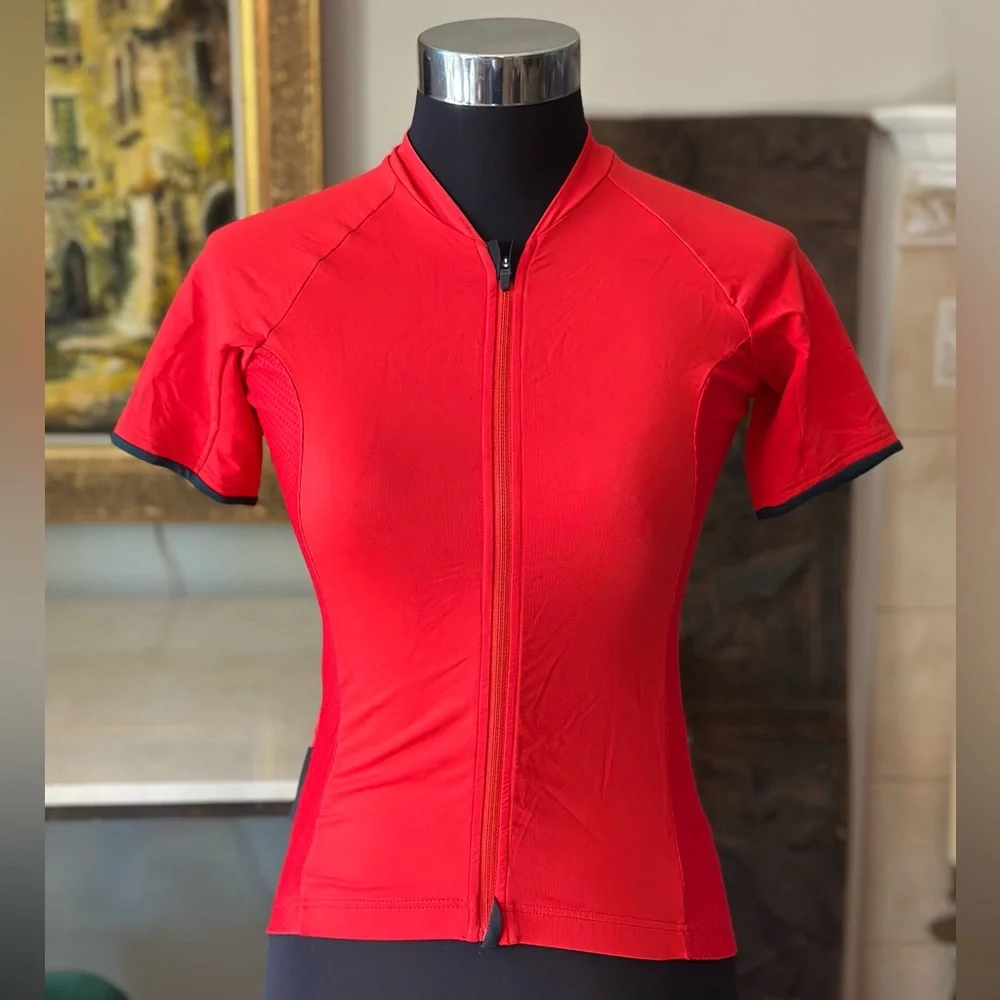 Velocio Vibrant Red Women's Cycling Jersey (Never Worn) - Picture 1 of 5